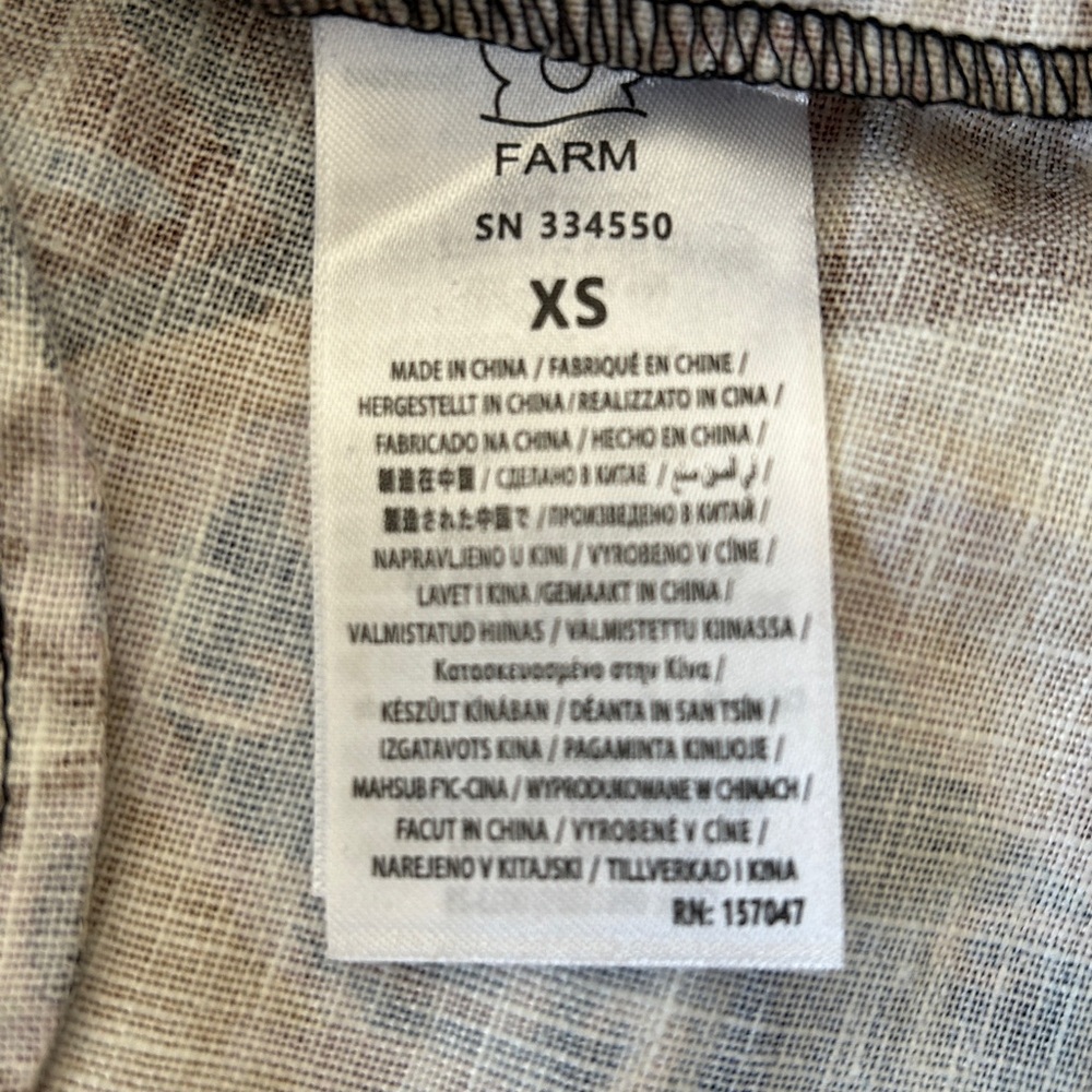 NWOT Farm Rio Hearts Ikat Mini Dress Size XS - Picture 12 of 16
